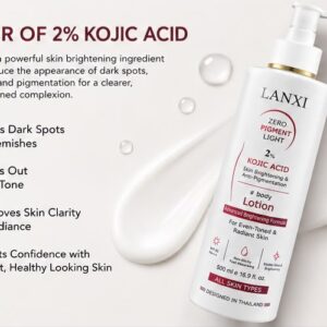 Lanxi 2% kojic Acid Whitening body lotion